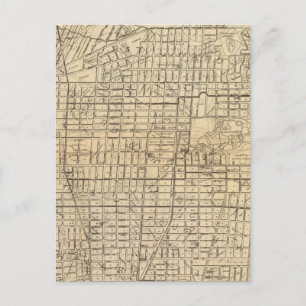 Map of Berkeley, California Postcard