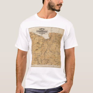 Map of Blue Earth County, Minnesota T-Shirt
