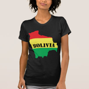 Map Of Bolivia T-Shirt
