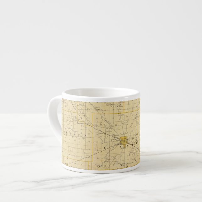 Map of Boone County Espresso Cup (Front Left)