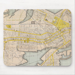 Map Of Boston Mouse Pad