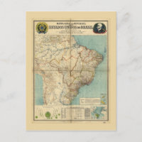 Map of Brazil (1908)