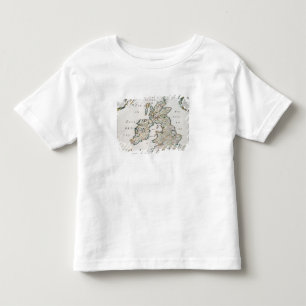 Map of Britain and Ireland, published Paris 1640 ( Toddler T-Shirt