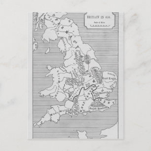 Map of Britain produced by Stanford's Postcard