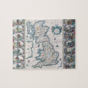 Map of British Isles 2 Jigsaw Puzzle