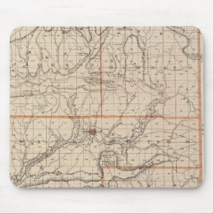 Map of Brown County with Plan of Nashville Mouse Pad