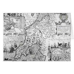 Map of Caernarvon, 1616