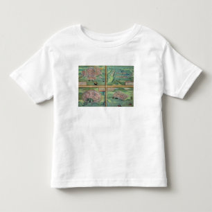 Map of Calais, Malta, Rhodes, and Famagusta, from Toddler T-Shirt