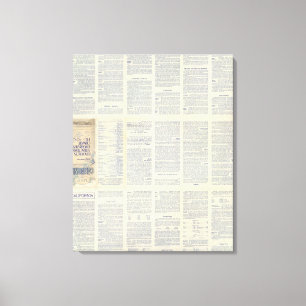 Map of California 4 Canvas Print