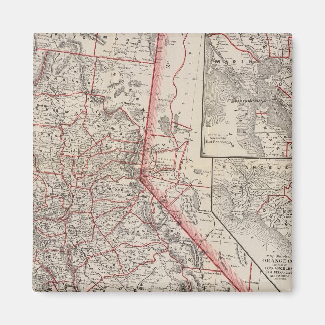 Map of California Magnet (Front)
