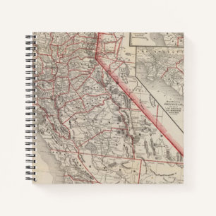 Map of California Notebook