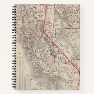 Map of California Notebook