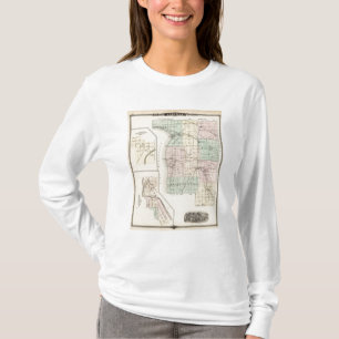Map of Calumet County, State of Wisconsin T-Shirt