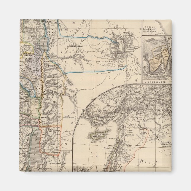 Map of Canaan Magnet (Front)