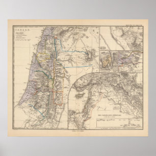 Map of Canaan Poster