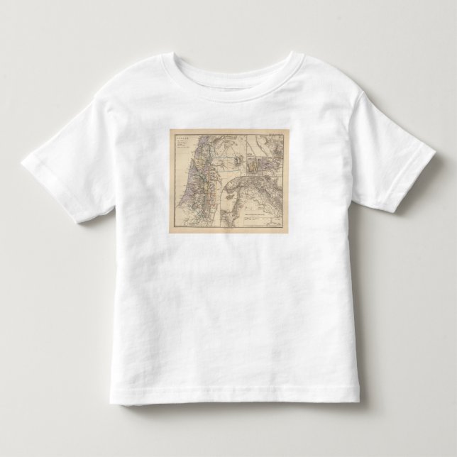 Map of Canaan Toddler T-Shirt (Front)