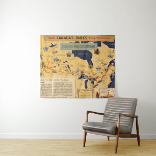 Map of Canada - Canada's Parks Tapestry