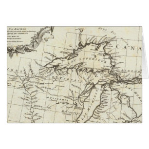 Map of Canada featuring Native American Villages