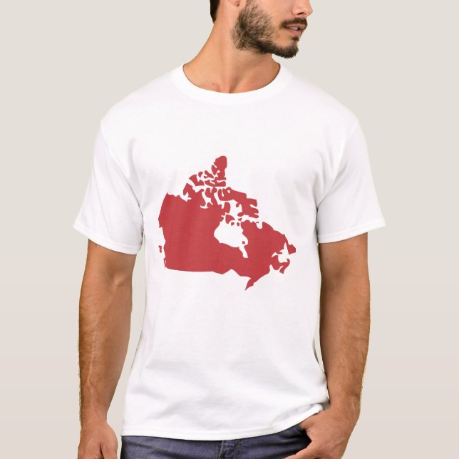 Map of Canada T-Shirt (Front)