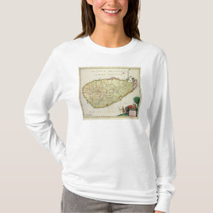 Map of Ceylon according to Nicolas Visscher T-Shirt