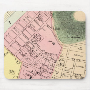 Map of Charleston, West Virginia Mouse Pad