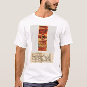 Map Of Chicago and Northwestern Railway Lines T-Shirt