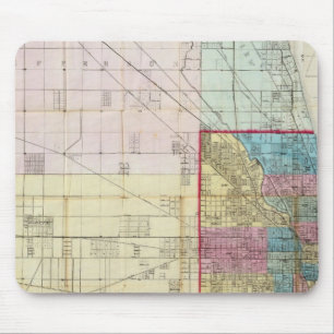 Map of Chicago Mouse Pad