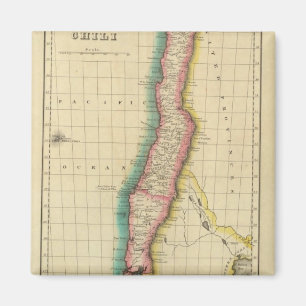 Map Of Chilli Magnet
