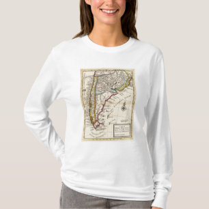 Map of Chilli, Patagonia, La Plata T-Shirt