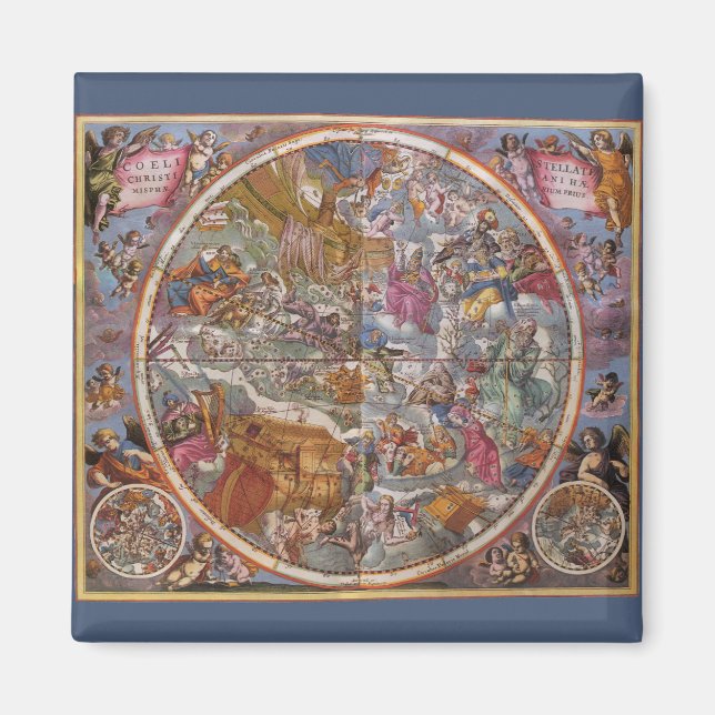 Map of Christian Constellations, Southern Skies Magnet (Front)