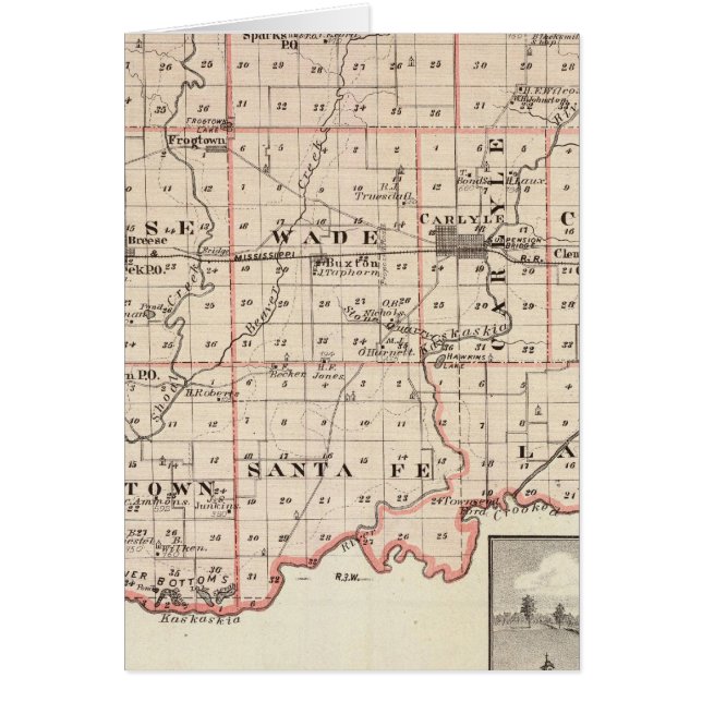 Map of Clinton County (Front)