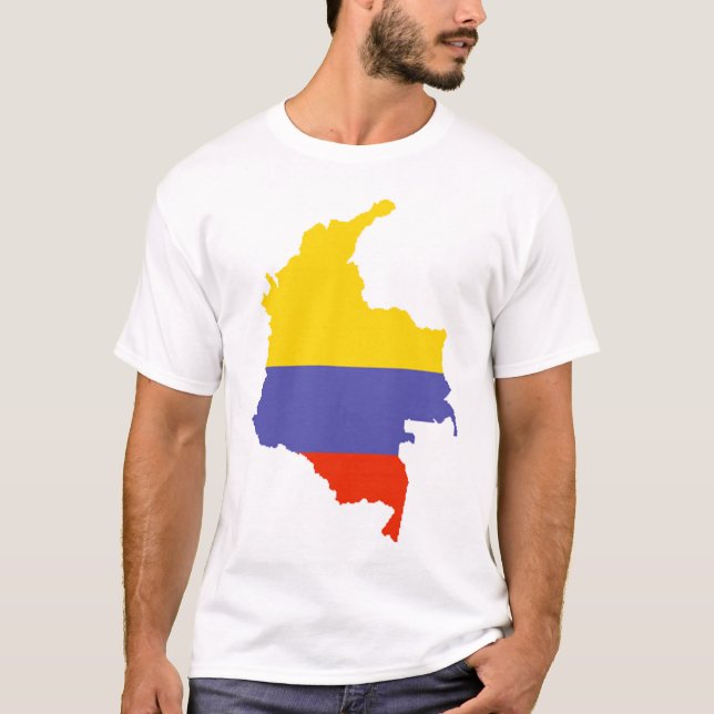 Map of Colombia T-Shirt (Front)