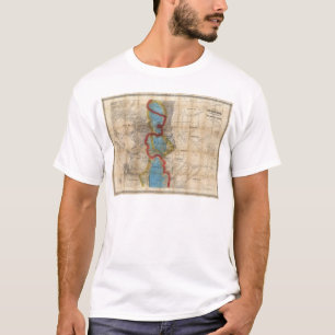 Map of Colorado Territory T-Shirt