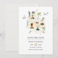 Map of Columbia Cali Destination Wedding