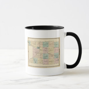 Map of Columbia County, State of Wisconsin Mug