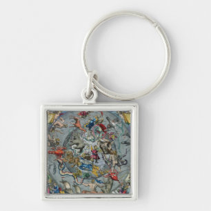 Map of Constellations of the Northern Key Ring