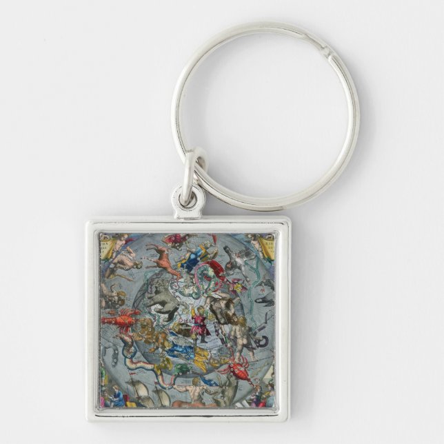 Map of Constellations of the Northern Key Ring (Front)