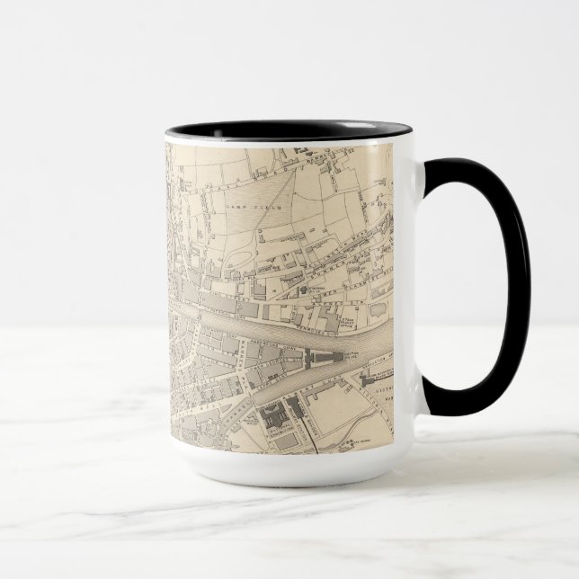 Map of Cork, Ireland Mug (Right)