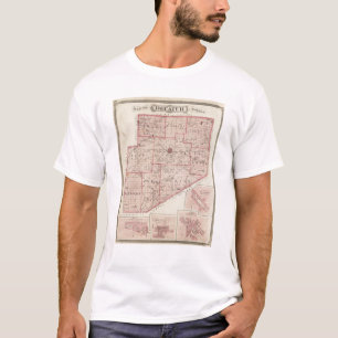 Map of Decatur County with St Omer T-Shirt