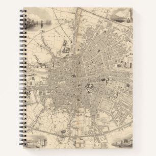 Map of Dublin, Ireland Notebook