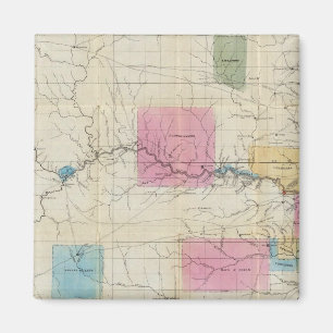 Map of Eastern Kansas Magnet