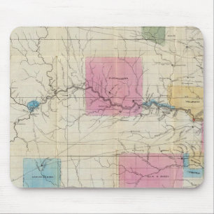 Map of Eastern Kansas Mouse Pad
