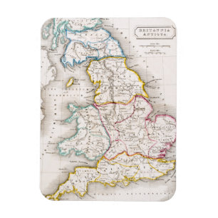 Map of England   Britannia Antiqua Magnet