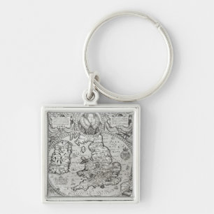Map of England during the reign of Key Ring