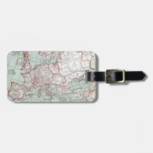 MAP OF EUROPE, 12th CENTURY Luggage Tag