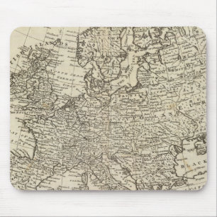 Map of Europe 3 Mouse Pad