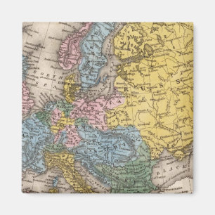 Map of Europe 4 Magnet