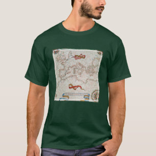 Map of Europe & Coasts of North Africa T-Shirt
