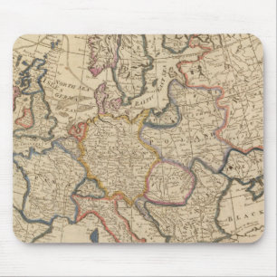 Map of Europe Mouse Pad