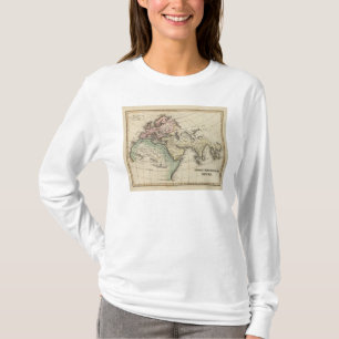 map of Europe, Northern Africa and Southeast Asia T-Shirt